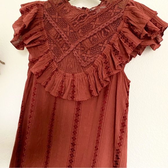 Anthropologie Othilia Lesley Ruffle Dress - Picture 13 of 13